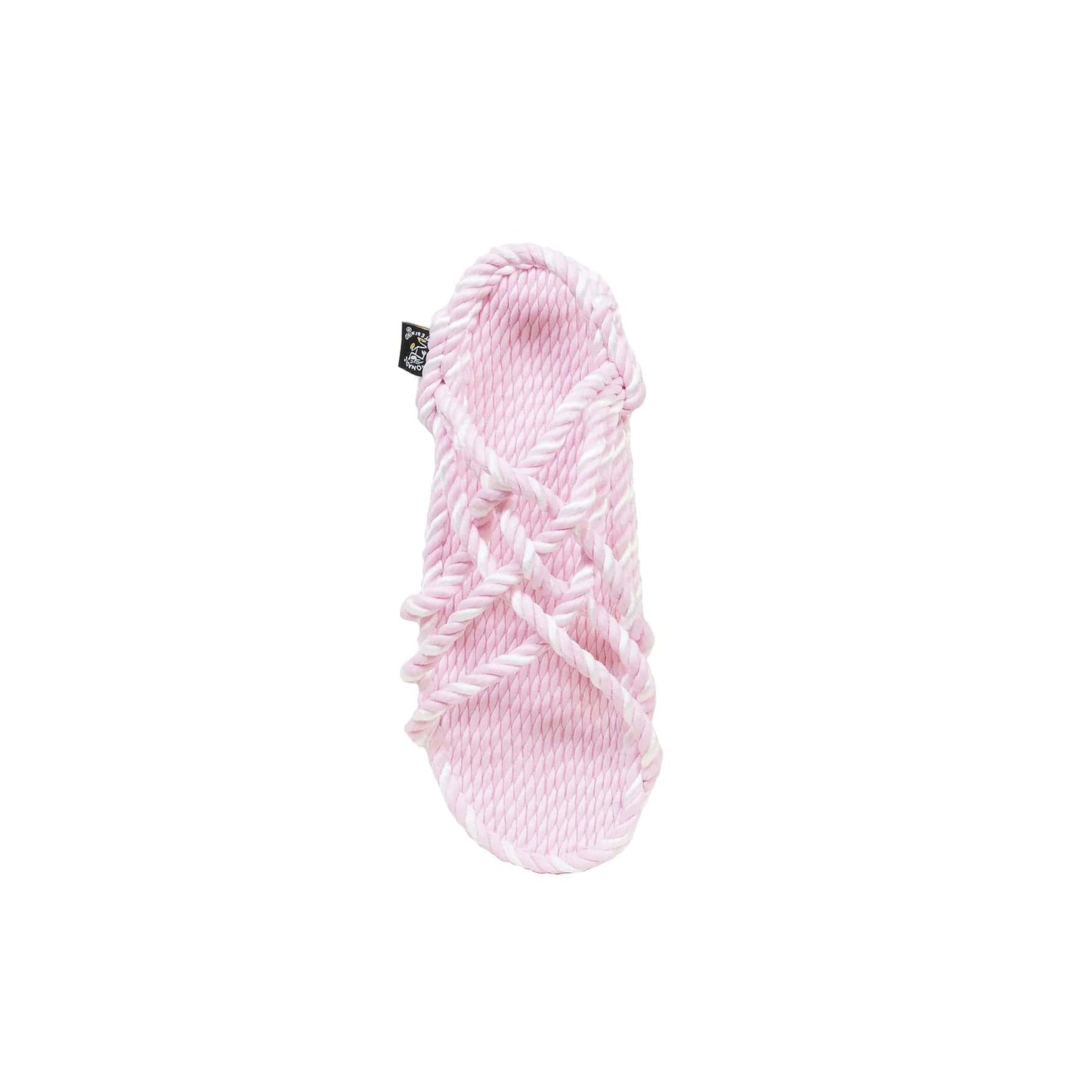 Sandales vegan, sandales en corde, nomadic state of mind, modèle JC Twisted Baby Pink & Marshmallow | JC Twisted - Baby Pink & Marshmallow - Nomadic State Of Mind - Disponible sur Nomadic State Of Mind "FRANCE"