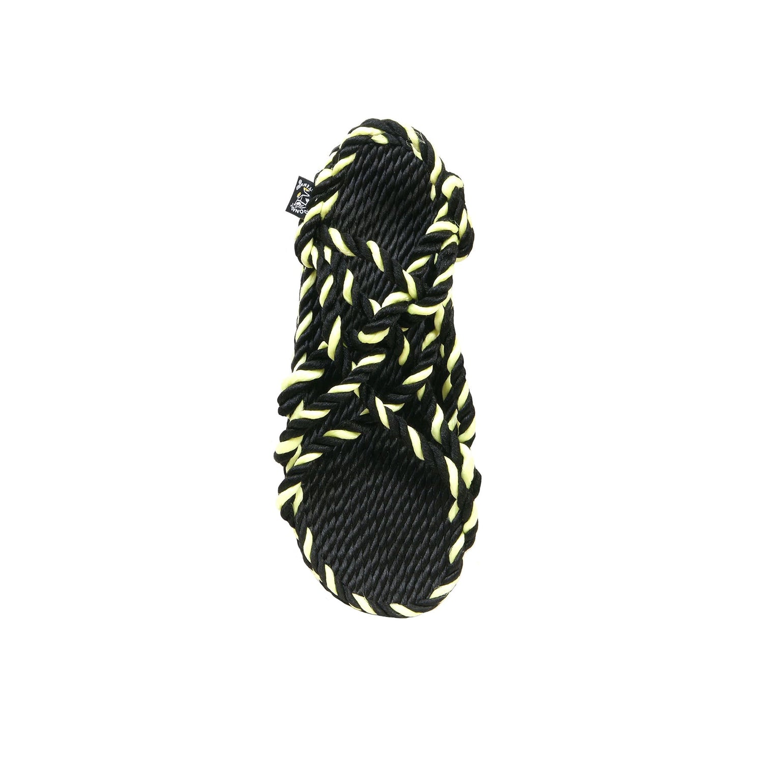 Sandales nomadic state of mind, sandales corde, sandales homme, sandales femme, modèle JC Twisted Black Neon Yellow | JC - Twisted Black & Neon Yellow - Nomadic State Of Mind - Disponible sur Nomadic State Of Mind "FRANCE"