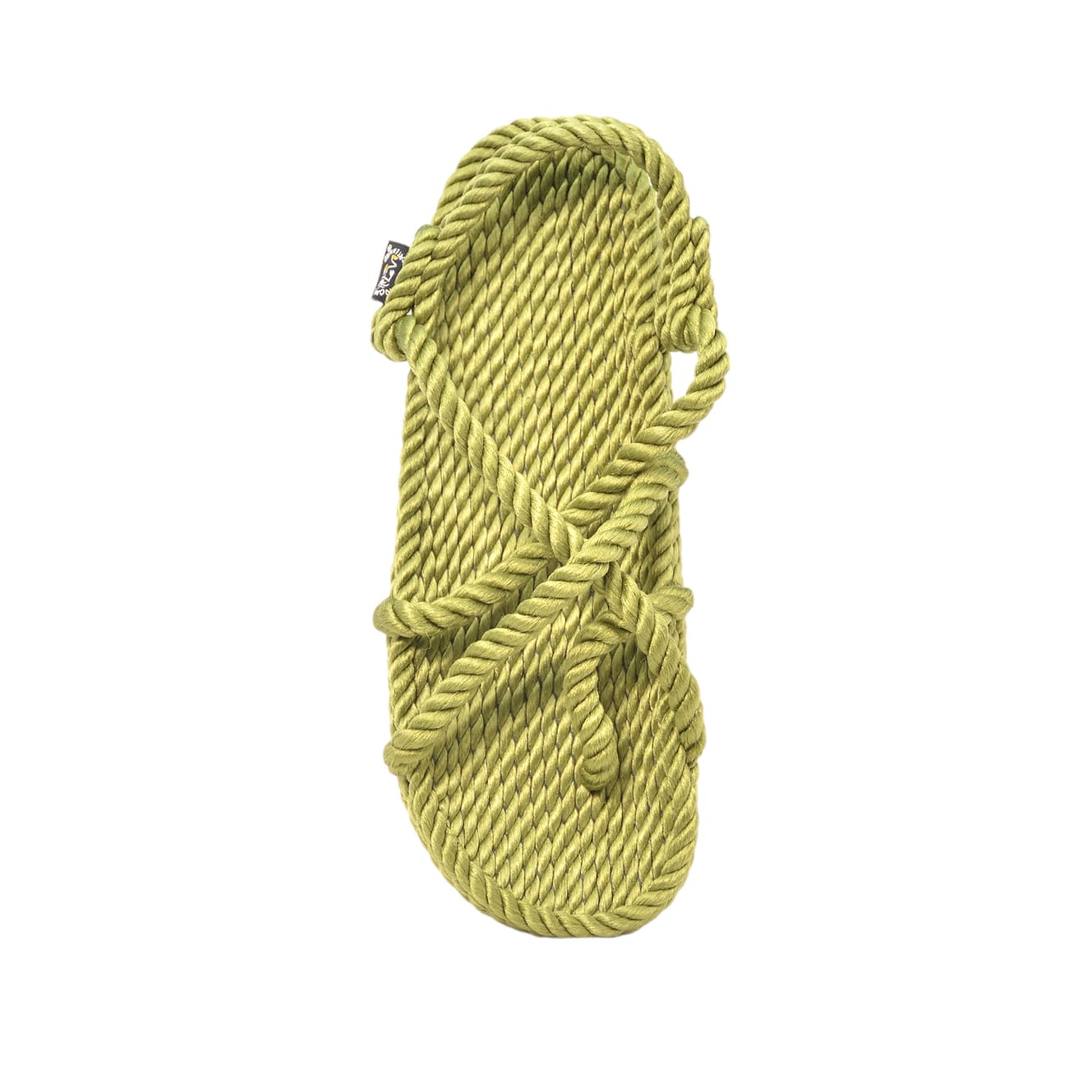 Sandales vegan, sandales en corde, nomadic state of mind, modèle Kyma green cardamon | Kyma - Green cardamon - Nomadic State Of Mind - Disponible sur Nomadic State Of Mind "FRANCE"