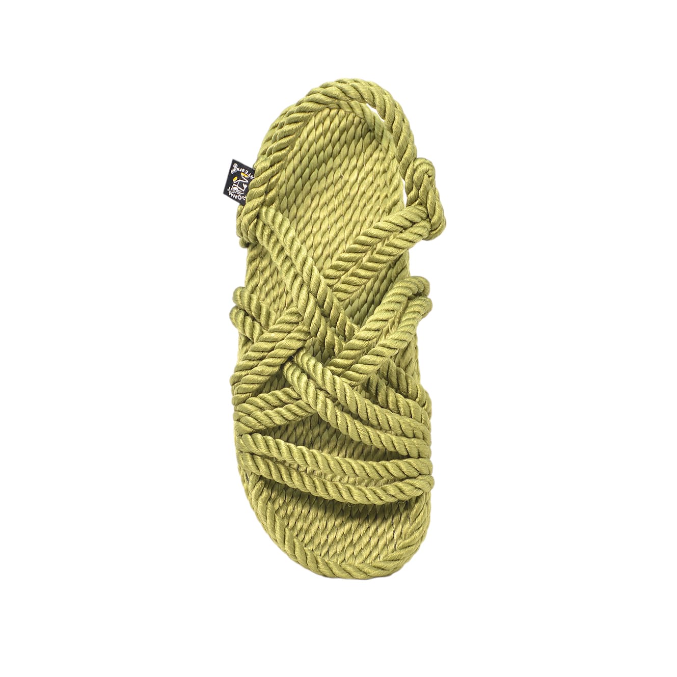 Sandales vegan, sandales en corde, nomadic state of mind, modèle Lounger green cardamon | Lounger - Green cardamon - Nomadic State Of Mind - Disponible sur Nomadic State Of Mind "FRANCE"
