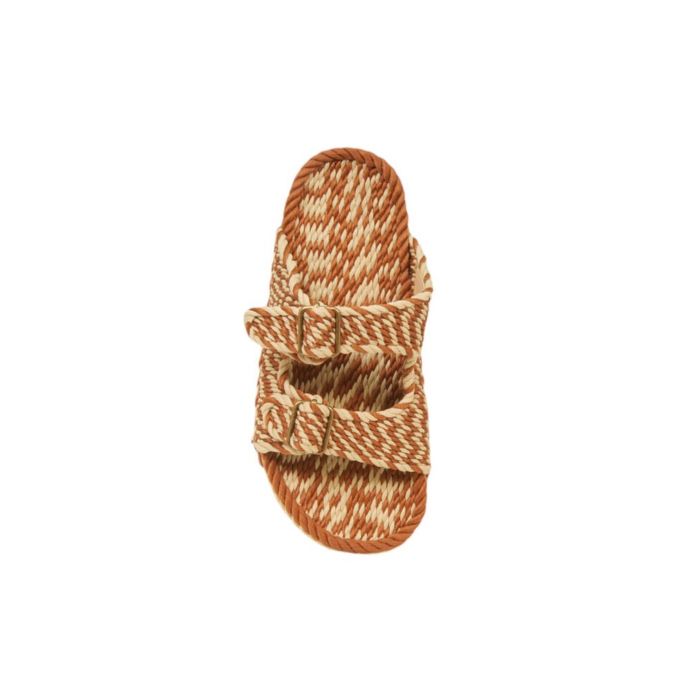 Sandales cordes, Nomadic state of mind, modèle Moses Twisted Cafe with sole | Moses - Twisted Desert Cafe with Sole - Nomadic State Of Mind - Disponible sur Nomadic State Of Mind "FRANCE"