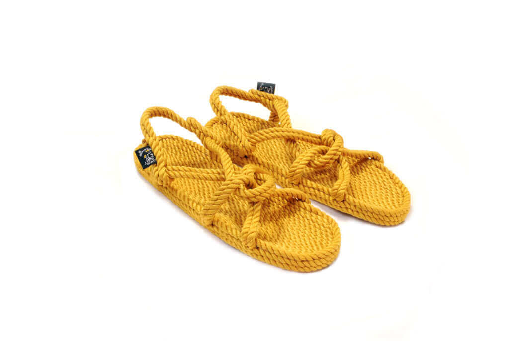 Sandales vegan, sandales en corde, nomadic state of mind, modèle Mountain Momma Gold | Mountain Momma - Gold - Nomadic State Of Mind - Disponible sur Nomadic State Of Mind "FRANCE"