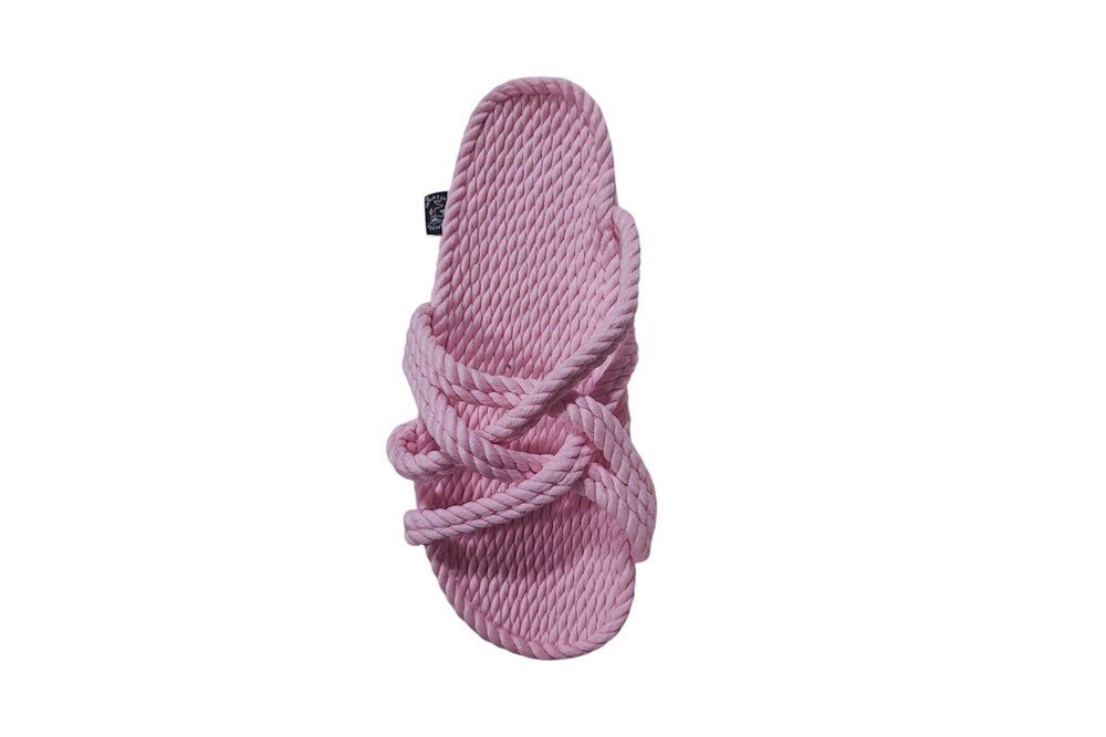 Sandales femme, sandales en corde, nomadic state of mind, modèle Slip on baby pink | Slip on - Baby pink - Nomadic State Of Mind - Disponible sur Nomadic State Of Mind "FRANCE"