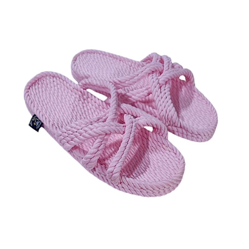 Sandales femme, sandales en corde, nomadic state of mind, modèle Slip on baby pink | Slip on - Baby pink - Nomadic State Of Mind - Disponible sur Nomadic State Of Mind "FRANCE"
