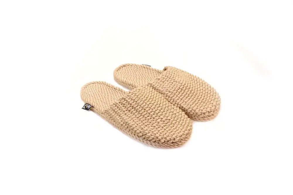 Sandales vegan, sandales en corde, nomadic state of mind, modèle Slippa Beige | Slippa - Beige - Nomadic State Of Mind - Disponible sur Nomadic State Of Mind "FRANCE"