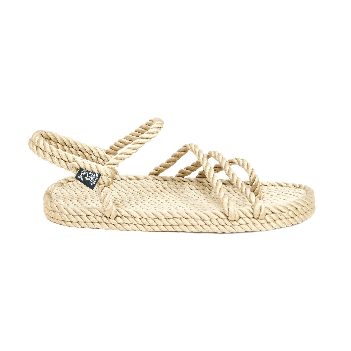 Sandales vegan, sandales en corde, nomadic state of mind, modèle Thale Beige | Thale - Beige - Nomadic State Of Mind - Disponible sur Nomadic State Of Mind "FRANCE"