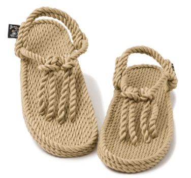 Sandales vegan, sandales en corde, nomadic state of mind, modèle Yoga Warrior Beige | Yoga Warrior - Beige - Nomadic State Of Mind - Disponible sur Nomadic State Of Mind "FRANCE"