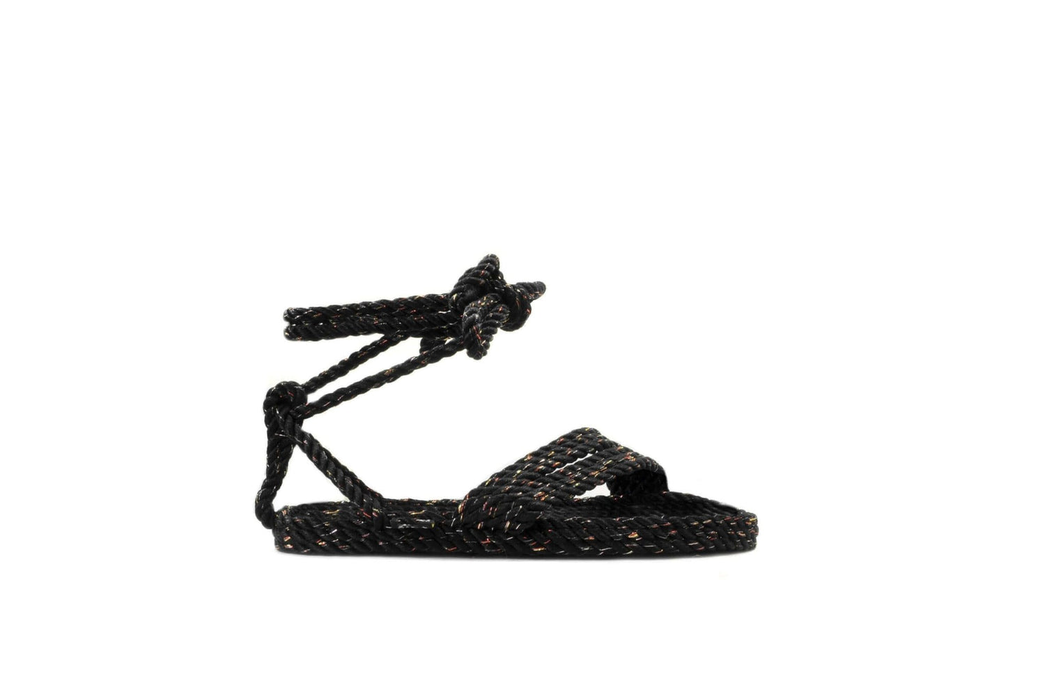 Sandales vegan, sandales en corde, nomadic state of mind, modèle Bondi Disco Black | Bondi - Disco Black - Nomadic State Of Mind - Disponible sur Nomadic State Of Mind "FRANCE"