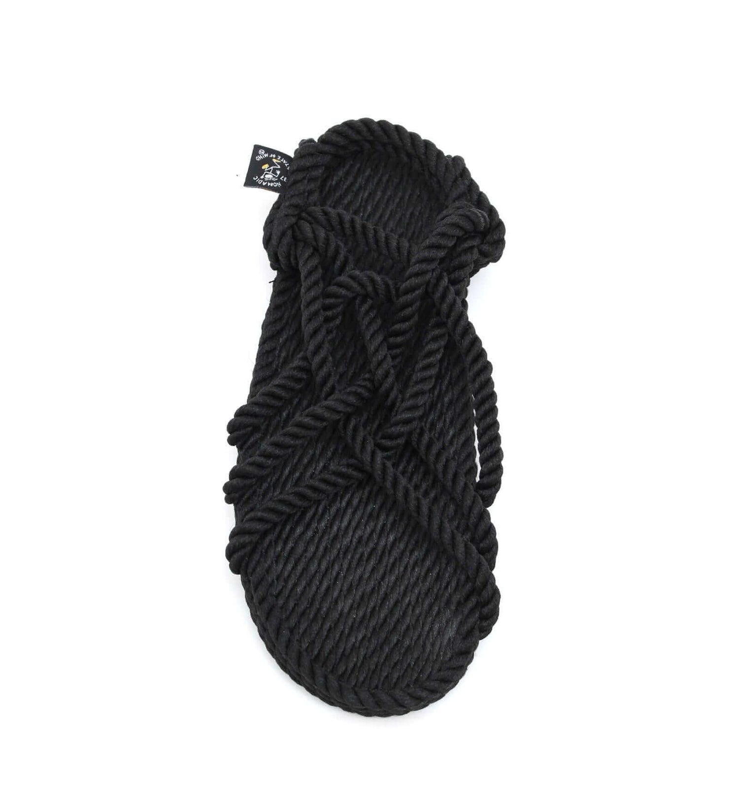 Sandales enfant, sandales en corde, nomadic state of mind, modèle JC kids Noir | JC Kids noir - Nomadic State Of Mind - Disponible sur Nomadic State Of Mind "FRANCE"