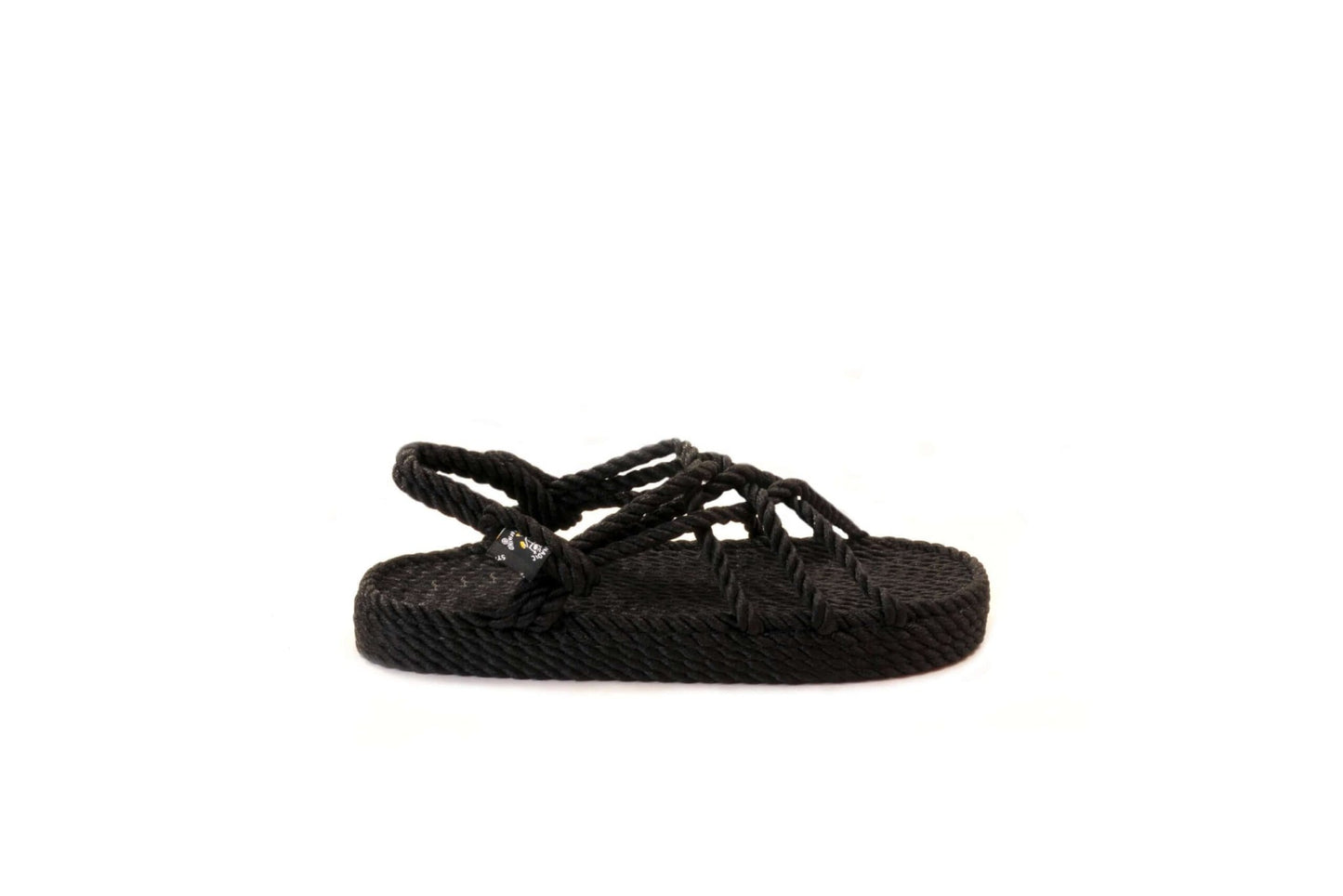 Sandales nomadic state of mind, sandales boho en corde, sandales homme, sandales femme, modèle JC Noir Compensees | JC Noir Compensees - Nomadic State Of Mind - Disponible sur Nomadic State Of Mind "FRANCE"