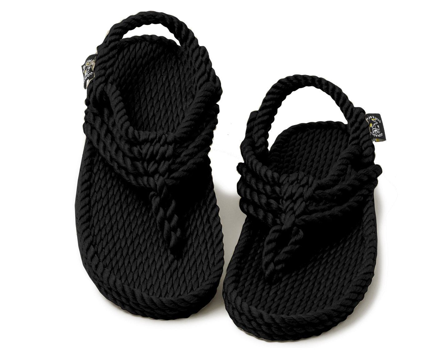 Sandales vegan, sandales en corde, nomadic state of mind, modèle Jester Noir | Jester - Noir - Nomadic State Of Mind - Disponible sur Nomadic State Of Mind "FRANCE"