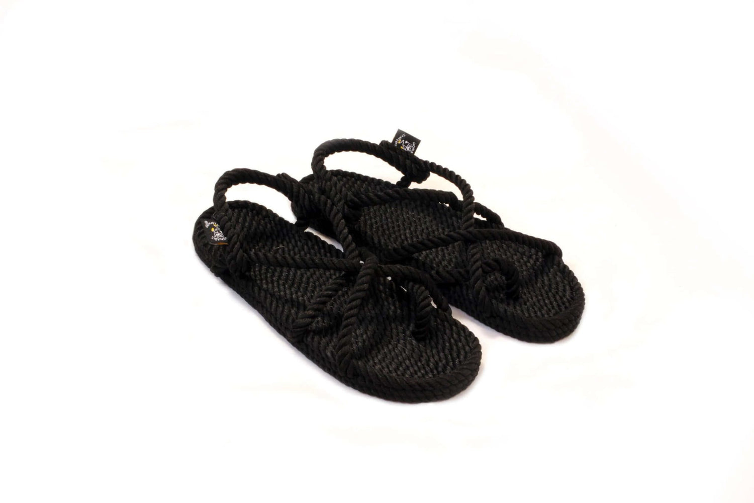 Sandales vegan, sandales en corde, nomadic state of mind, modèle Kyma black | Kyma - Black - Nomadic State Of Mind - Disponible sur Nomadic State Of Mind "FRANCE"
