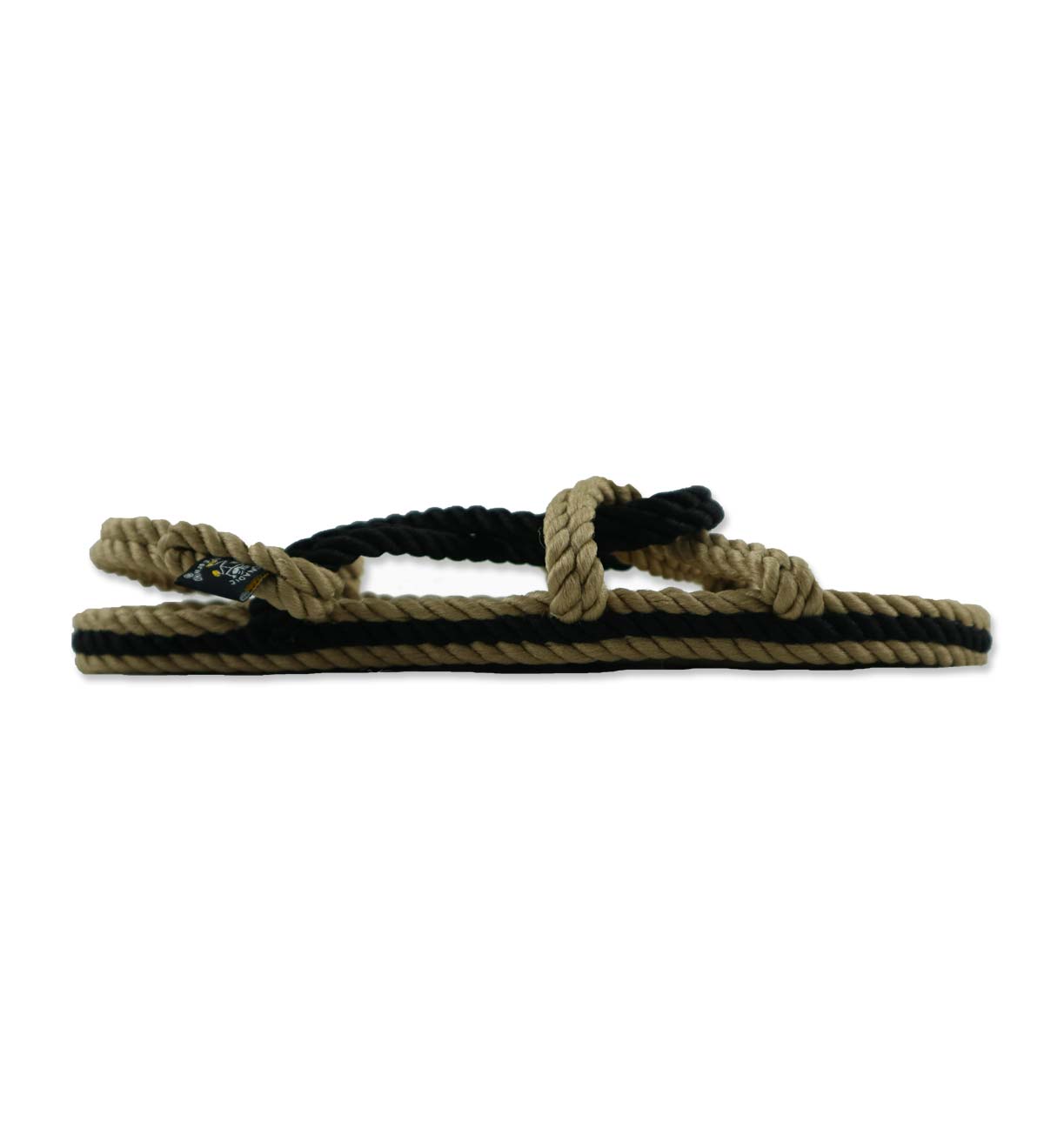 Sandales vegan, sandales en corde, nomadic state of mind, modèle Mountain Momma Beige & Noir | Mountain Momma - Beige & Noir - Nomadic State Of Mind - Disponible sur Nomadic State Of Mind "FRANCE"