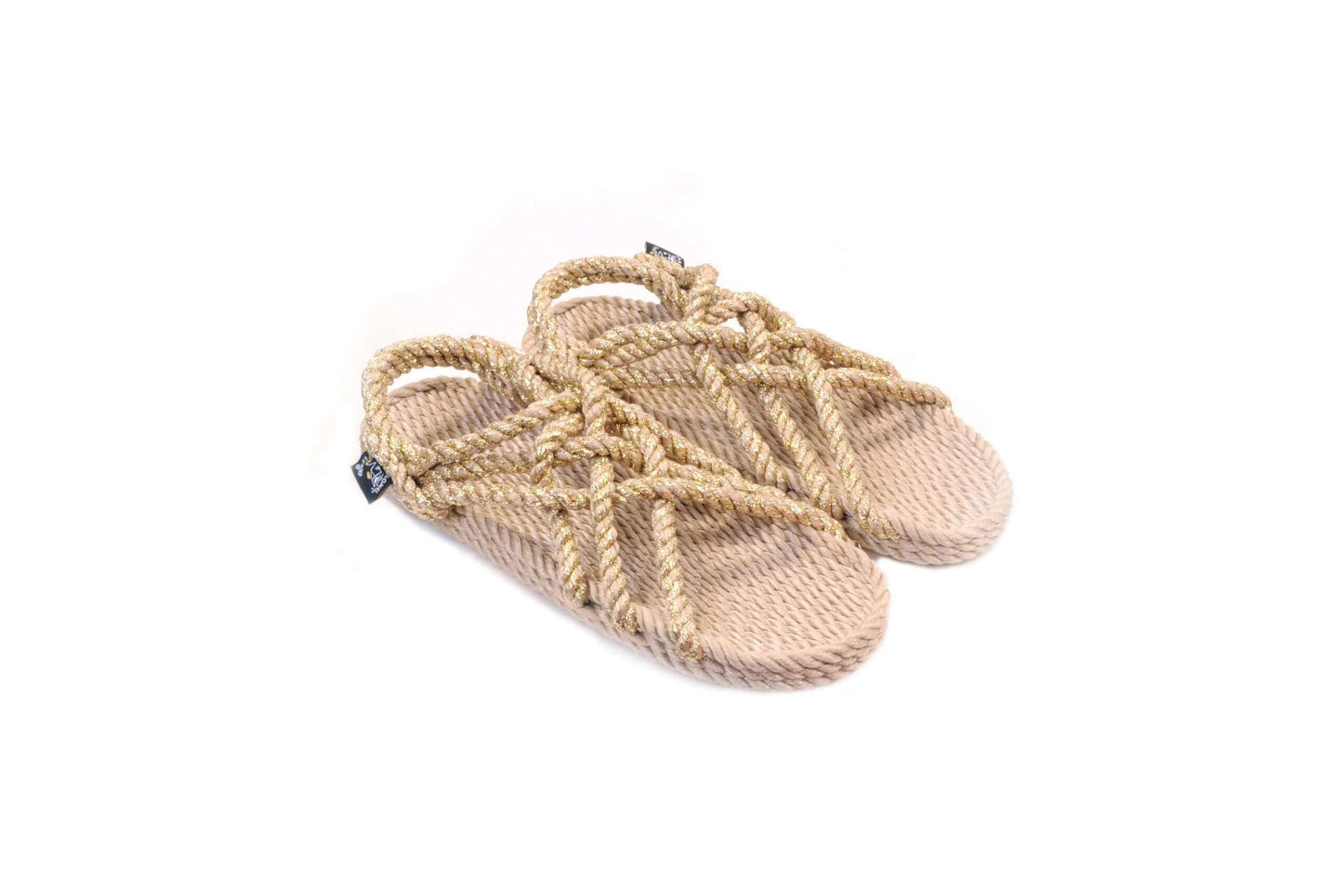 Sandales vegan homme et femme, nomadic state of mind, modèle JC Solid gold