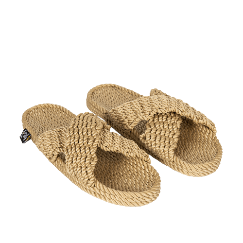 Sandales vegan, sandales en corde, nomadic state of mind, modèle SLIDE X Beige | SLID X - Beige - Nomadic State Of Mind - Disponible sur Nomadic State Of Mind "FRANCE"