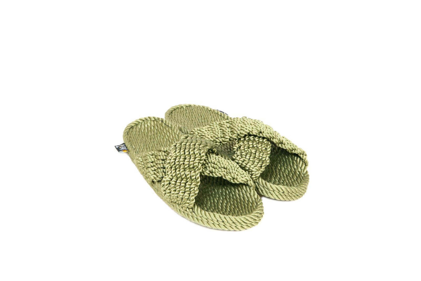 Sandales vegan, sandales en corde, nomadic state of mind, modèle SLIDE X Green Cardamon | Slid X - Green Cardamon - Nomadic State Of Mind - Disponible sur Nomadic State Of Mind "FRANCE"