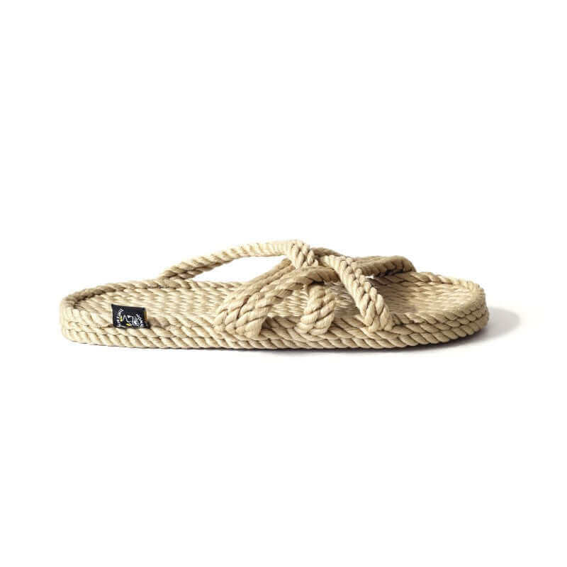 Sandales vegan, sandales en corde, nomadic state of mind, modèle Slip on Beige | Slip On - Beige - Nomadic State Of Mind - Disponible sur Nomadic State Of Mind "FRANCE"