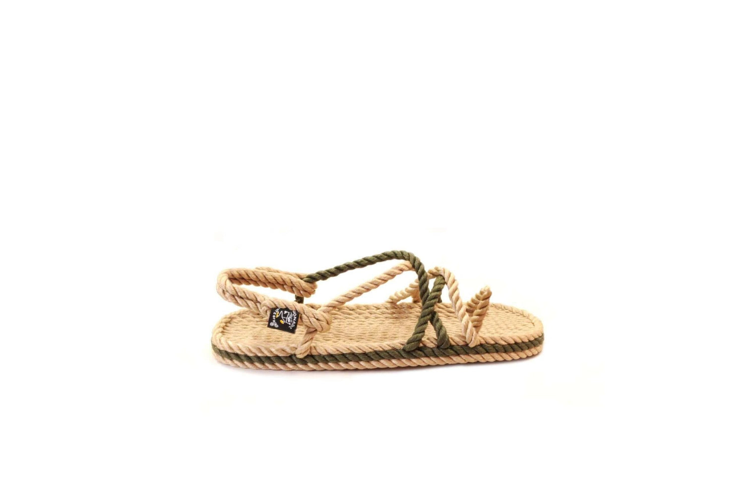 Sandales vegan, sandales en corde, nomadic state of mind, modèle Toe joe Sandales Beige Kaki (Sage Green) | Toe Joe - Beige Kaki (Sage Green) - Nomadic State Of Mind - Disponible sur Nomadic State Of Mind "FRANCE"