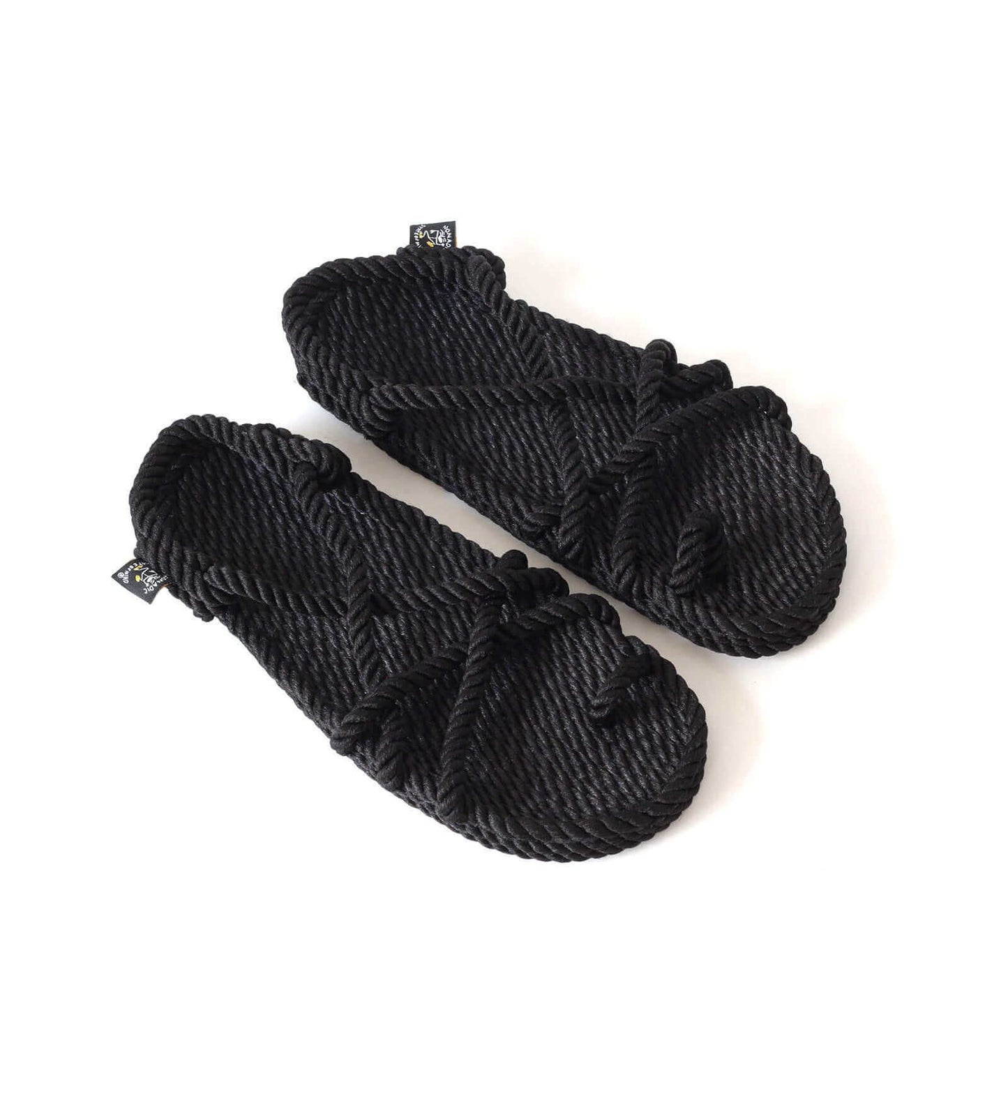 Sandales vegan, sandales en corde nomadic state of mind, modèle Toe joe black | Toe Joe - Black - Nomadic State Of Mind - Disponible sur Nomadic State Of Mind "FRANCE"