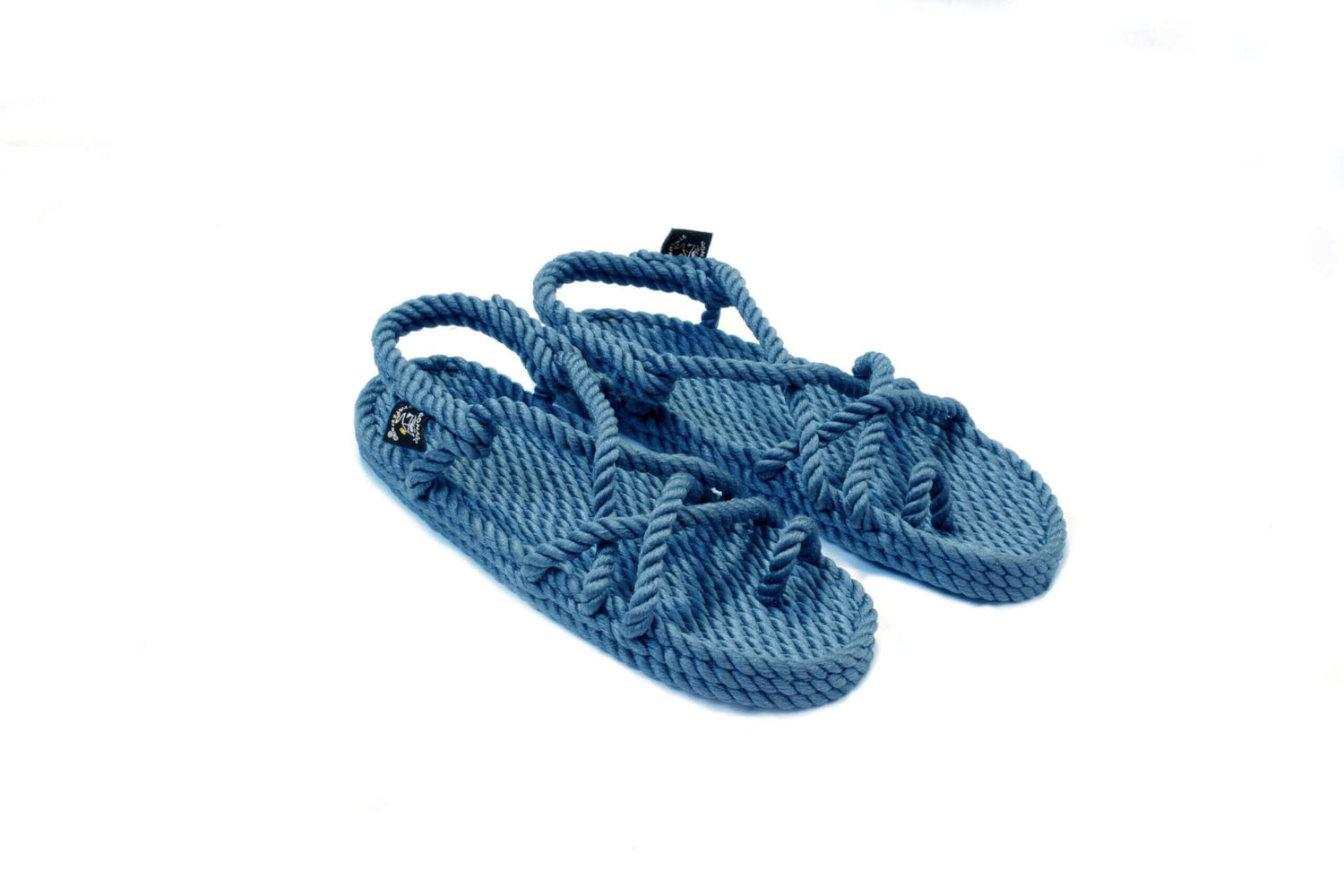 Sandales vegan, sandales en corde, nomadic state of mind, modèle Toe joe Denim Blue | Toe Joe - Denim Blue - Nomadic State Of Mind - Disponible sur Nomadic State Of Mind "FRANCE"