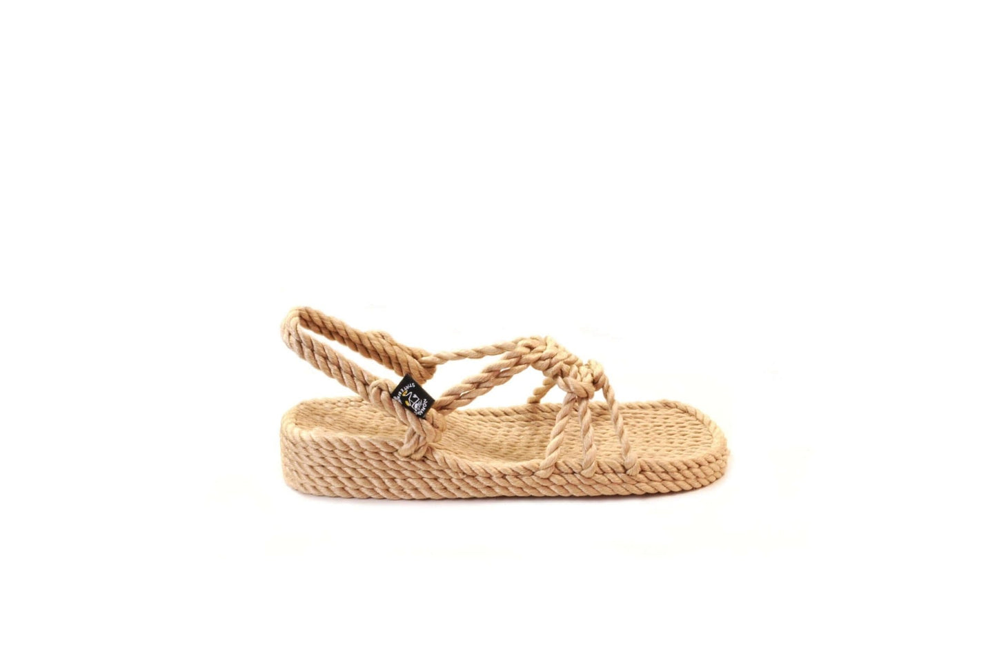 Sandales vegan, sandales en corde, nomadic state of mind, modèle Wedge - Beige | Wedge - Beige - Nomadic State Of Mind - Disponible sur Nomadic State Of Mind "FRANCE"
