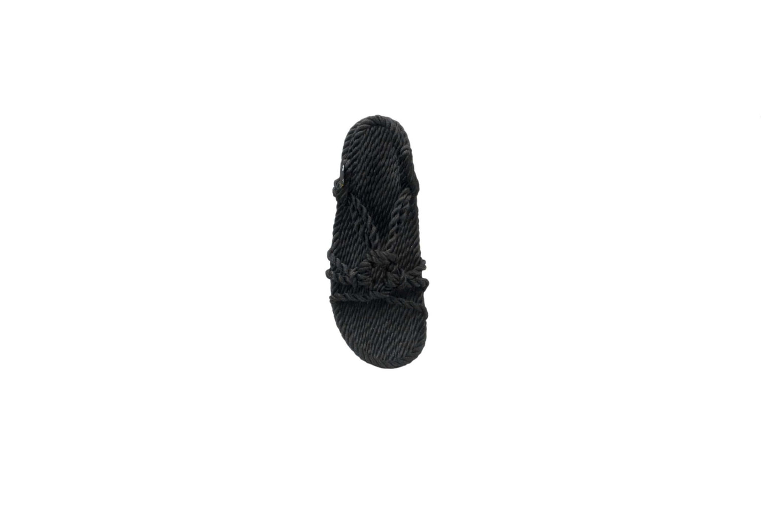 Sandales vegan, sandales en corde, nomadic state of mind, modèle Wedge Noir | Wedge - Noir - Nomadic State Of Mind - Disponible sur Nomadic State Of Mind "FRANCE"