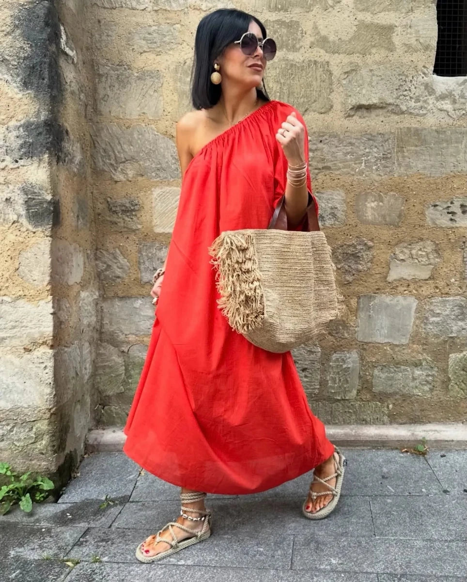 Comment porter des sandales plates avec une robe longue ? - Nomadic State Of Mind