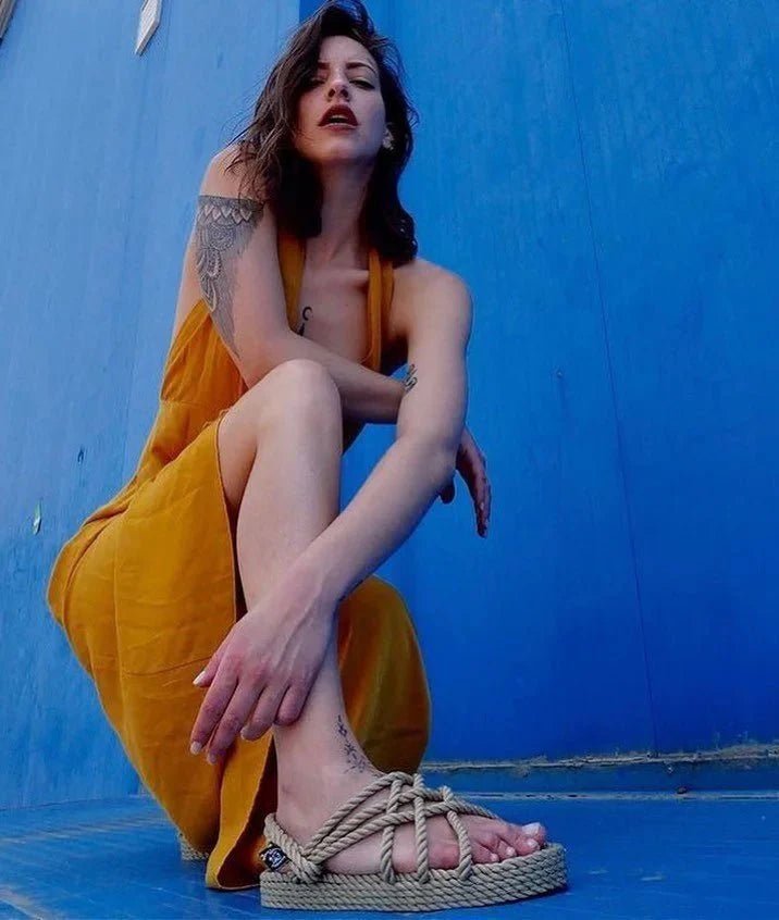 Sandales compensées en corde : le grand retour du chic naturel - Nomadic State Of Mind