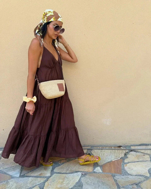 Sandales plates et robes longues : bonne ou mauvaise idée ? - Nomadic State Of Mind