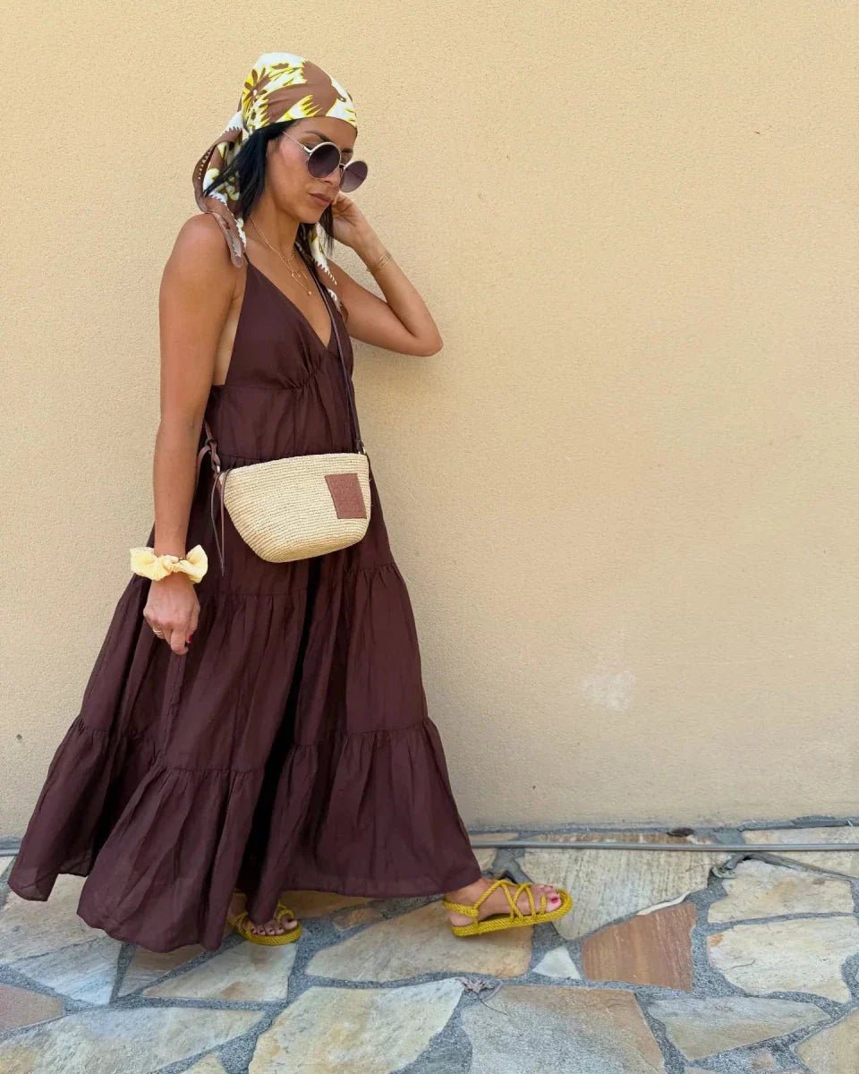 Sandales plates et robes longues : bonne ou mauvaise idée ? - Nomadic State Of Mind