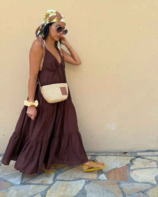 Sandales plates et robes longues : bonne ou mauvaise idée ? - Nomadic State Of Mind