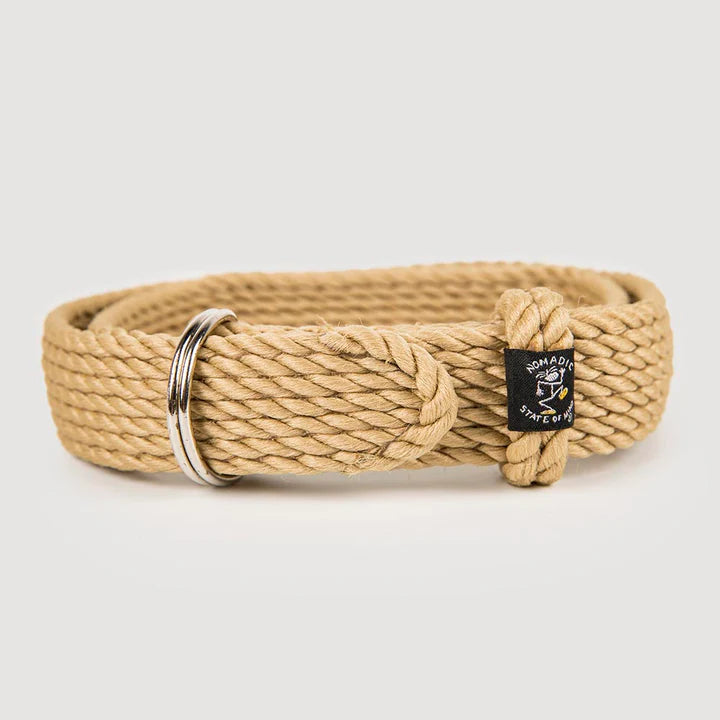 Ceinture en corde nomadic state of mind couleur  Beige 