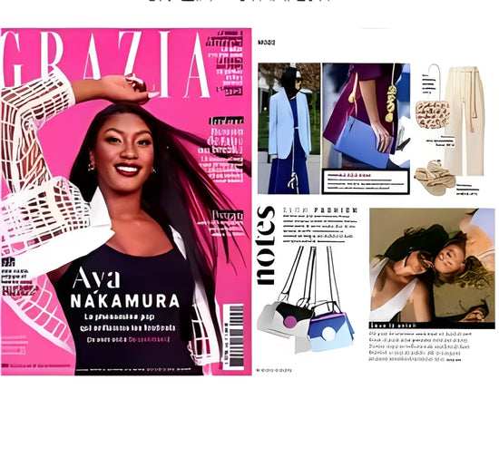Sandales en cordes paru dans magazine Grazia