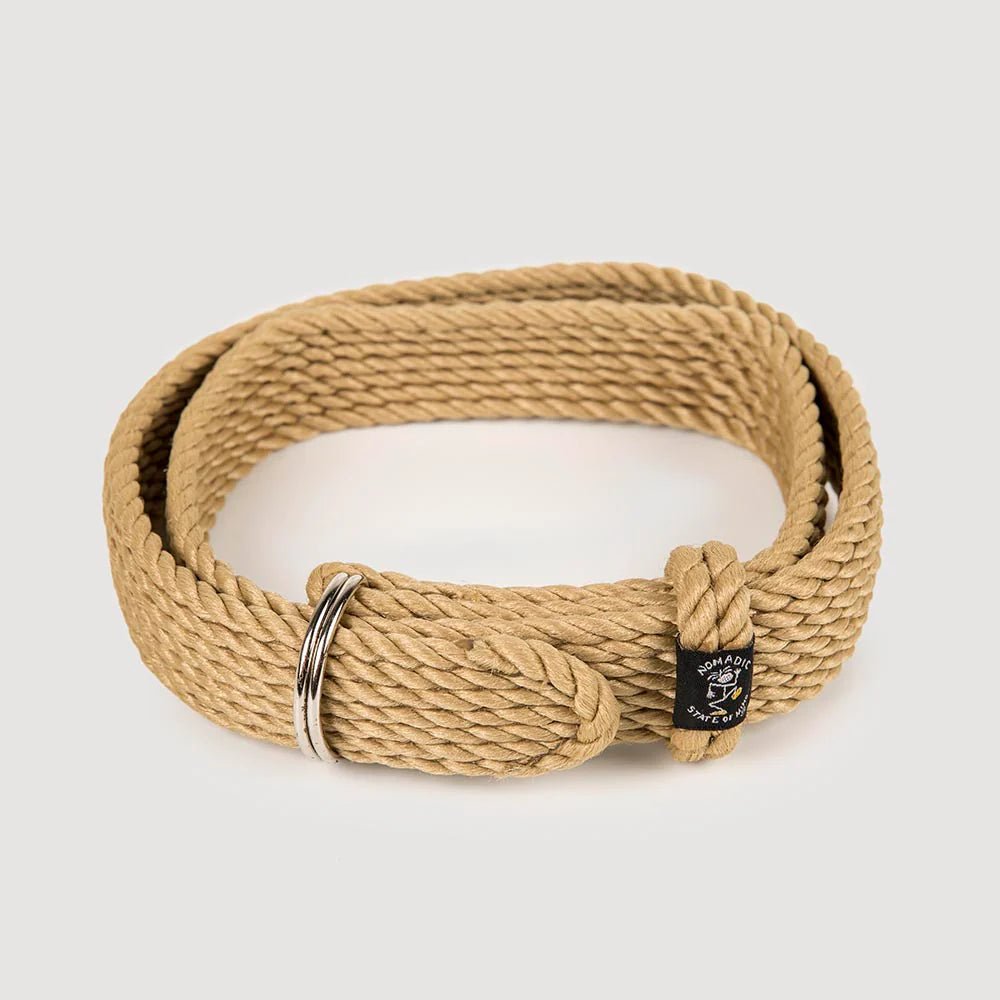 Ceinture en corde nomadic state of mind couleur Beige - Disponible sur Nomadic State Of Mind