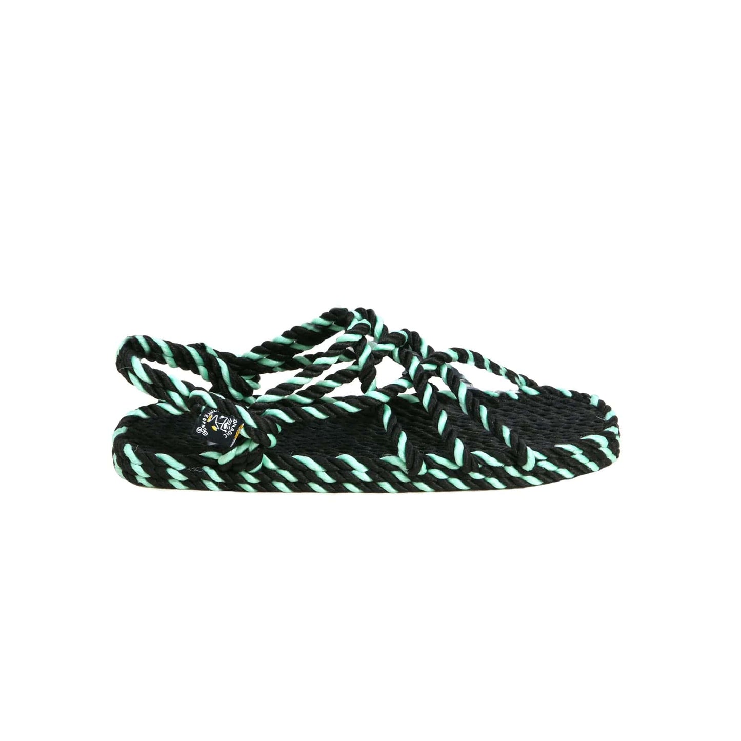 Sandales nomadic state of mind, sandales vegan, sandales homme, sandales femme, modèle JC Twisted Black neon green | JC - Twisted Black & Neon Green - Nomadic State Of Mind - Disponible sur Nomadic State Of Mind "FRANCE"