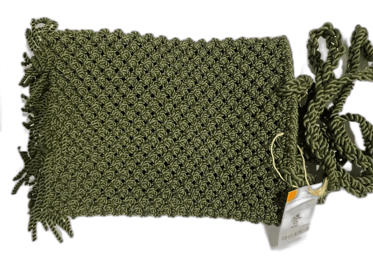 POCHETTE A FRANGE - SAGE GREEN DARK - Disponible sur Nomadic State Of Mind