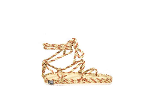 Sandales vegan, sandales en corde femme, nomadic state of mind, modèle Romano - Twisted Desert cafe spark with sole | Romano - Twisted Desert cafe spark with sole - Nomadic State Of Mind - Disponible sur Nomadic State Of Mind "FRANCE" - Disponible sur Nomadic State Of Mind