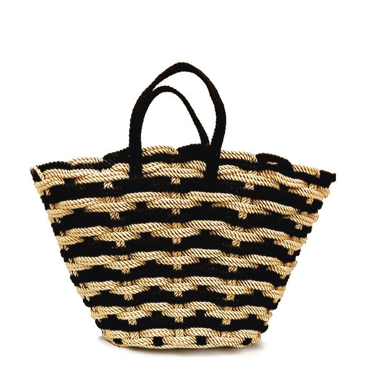 Sac cabas, sac ville, nissi sailor beige black nomadic state of mind - Disponible sur Nomadic State Of Mind