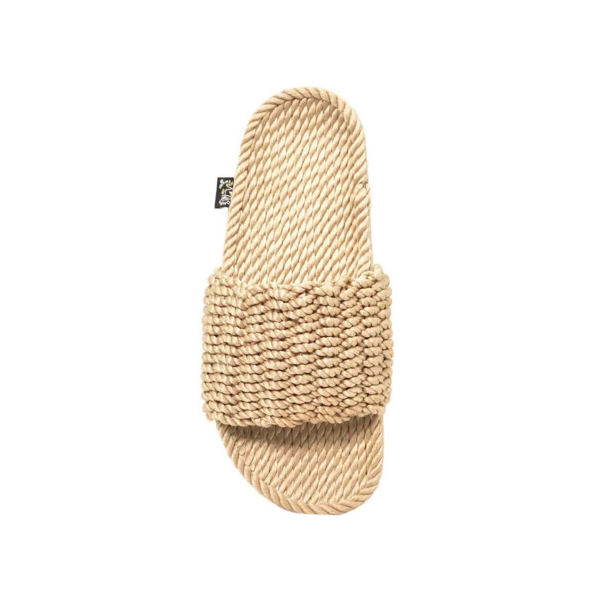 Sandales vegan, sandales en corde, nomadic state of mind, modèle Full nelson Beige with sole - Disponible sur Nomadic State Of Mind