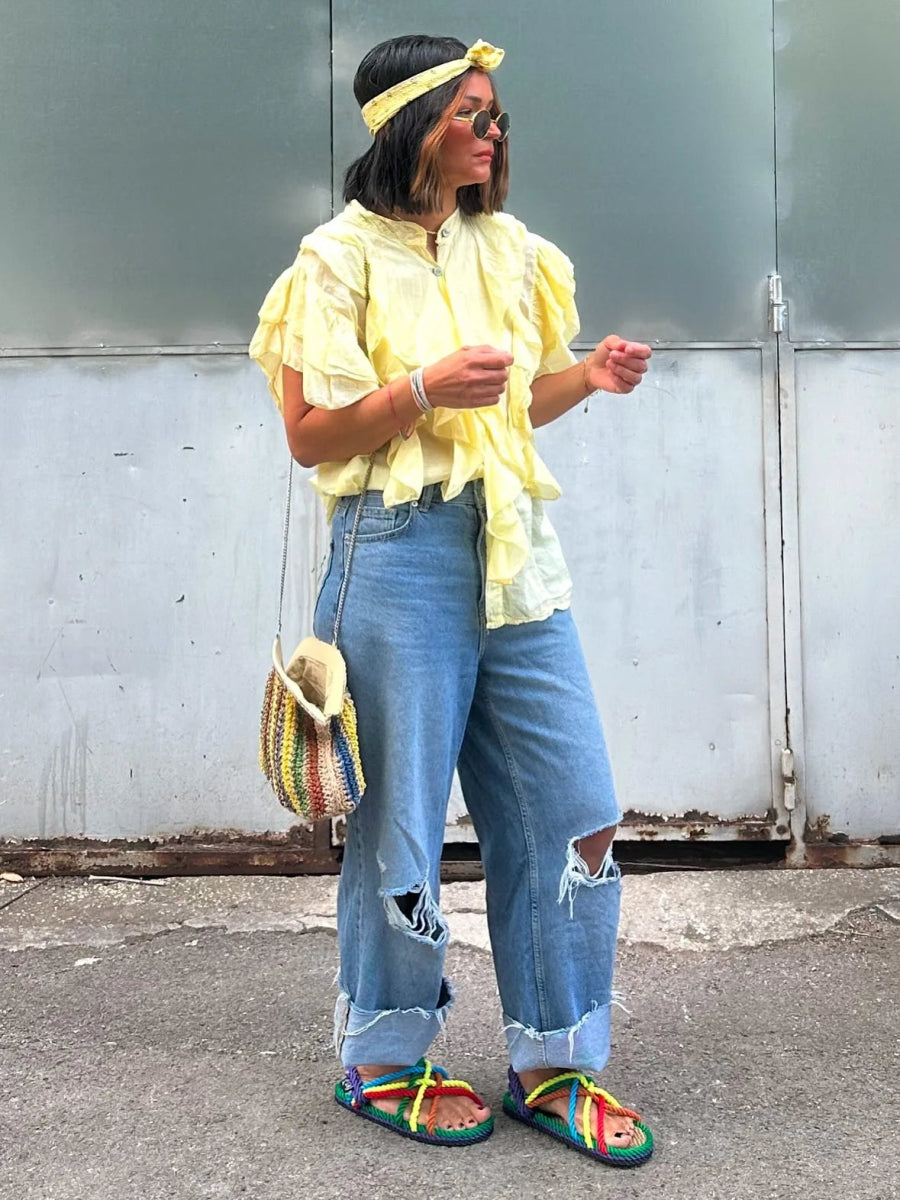 Sandales corde vegan confort - JC Rainbow - Disponible sur Nomadic State Of Mind