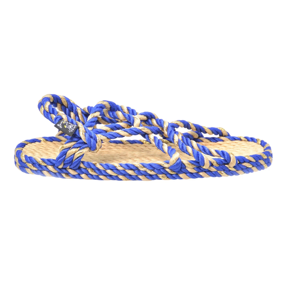Sandales nomadic state of mind, sandales boho en corde, sandales homme, sandales femme, modèle JC Twisted royal spark - Disponible sur Nomadic State Of Mind