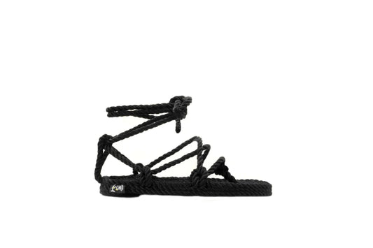 Sandales en corde durable été – Romano Noir - Disponible sur Nomadic State Of Mind