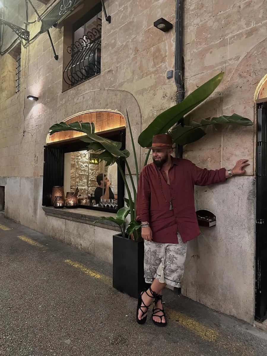 Sandales en corde durable été – Romano Noir - Disponible sur Nomadic State Of Mind