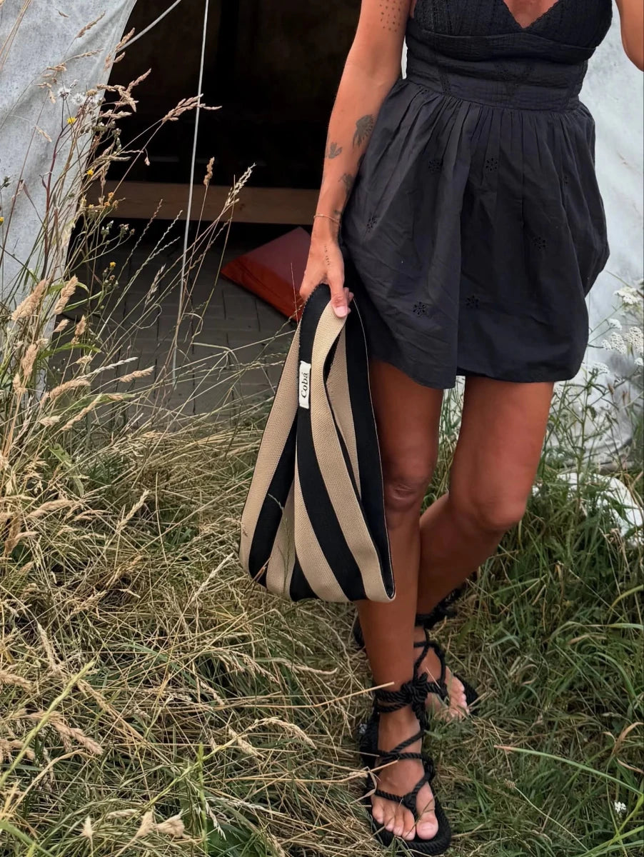 Sandales en corde durable été – Romano Noir - Disponible sur Nomadic State Of Mind