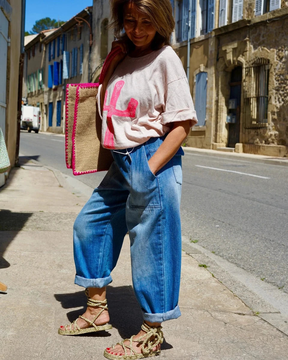 Sandales femme à lacets Isla - Beige & Sparkling Gold - Disponible sur Nomadic State Of Mind