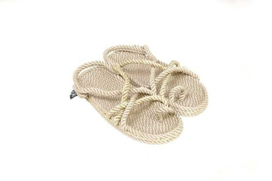 Toe joe - Beige & Sparkling Gold With sole - Disponible sur Nomadic State Of Mind "FRANCE" - Disponible sur Nomadic State Of Mind