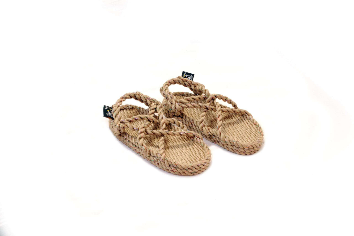 Sandales enfant, sandales en corde, nomadic state of mind, modèle JC kids Disco beige