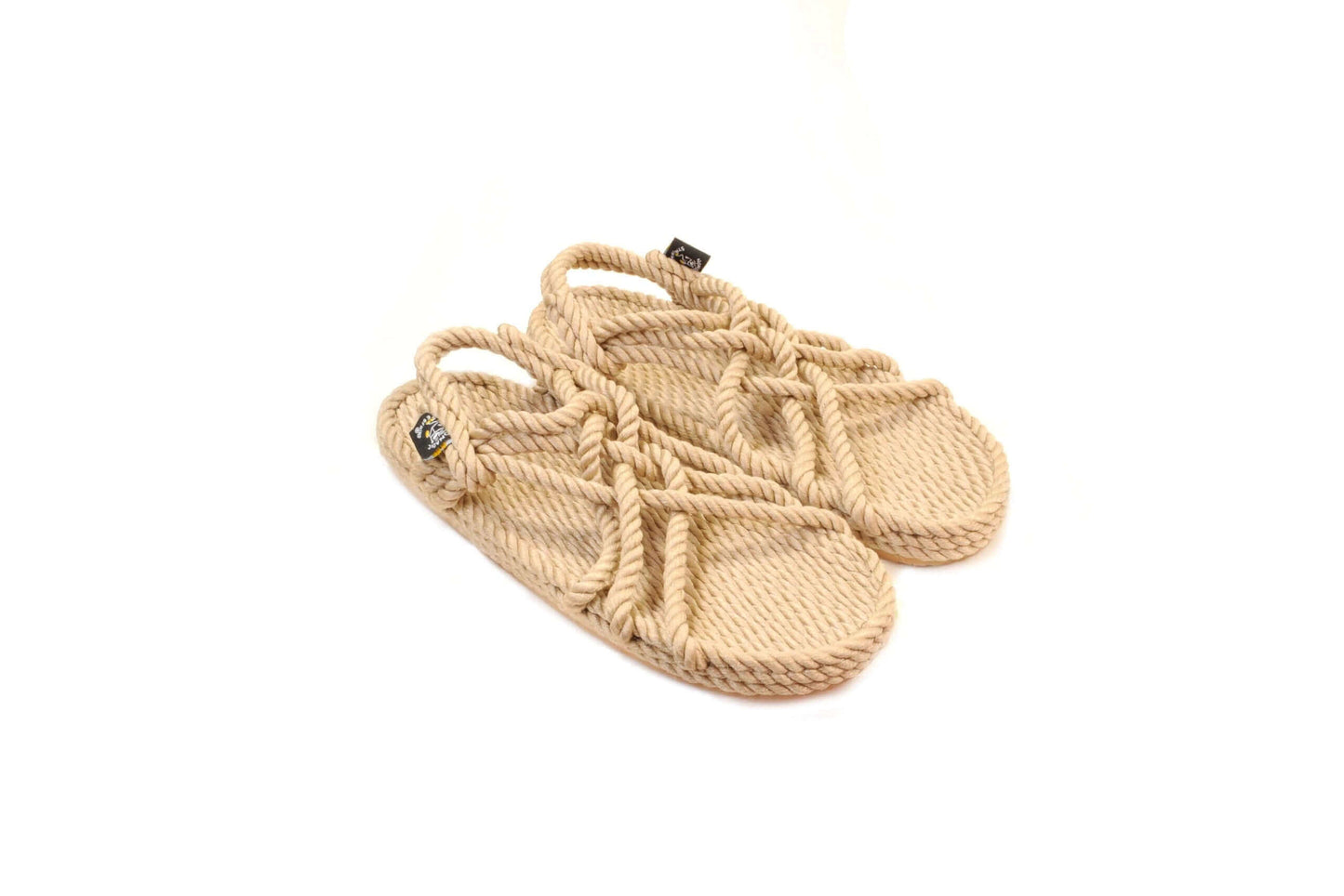 Sandales nomadic state of mind, sandales boho en corde, sandales homme, sandales femme, modèle JC Beige