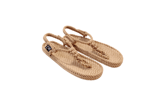 Sandales vegan, sandales en corde, nomadic state of mind, modèle Athena Beige | Athena - Beige - Nomadic State Of Mind - Disponible sur Nomadic State Of Mind "FRANCE"