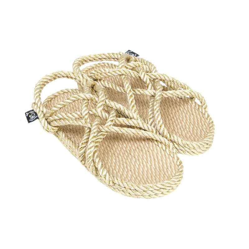 Sandales vegan homme et femme, nomadic state of mind, modèle JC beige sparkling gold | JC - Beige & Sparkling Gold - Nomadic State Of Mind - Disponible sur Nomadic State Of Mind "FRANCE"